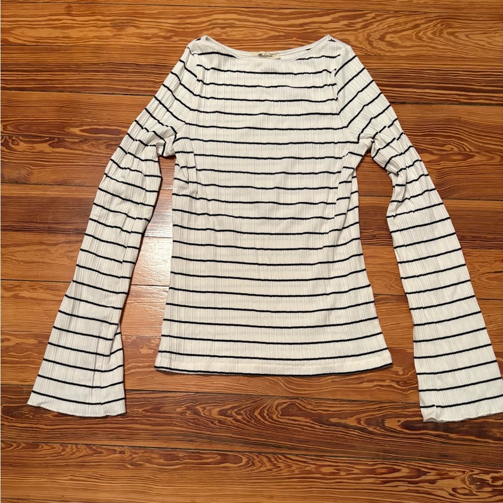 Striped Long Sleeve Top - Picture 2 of 4